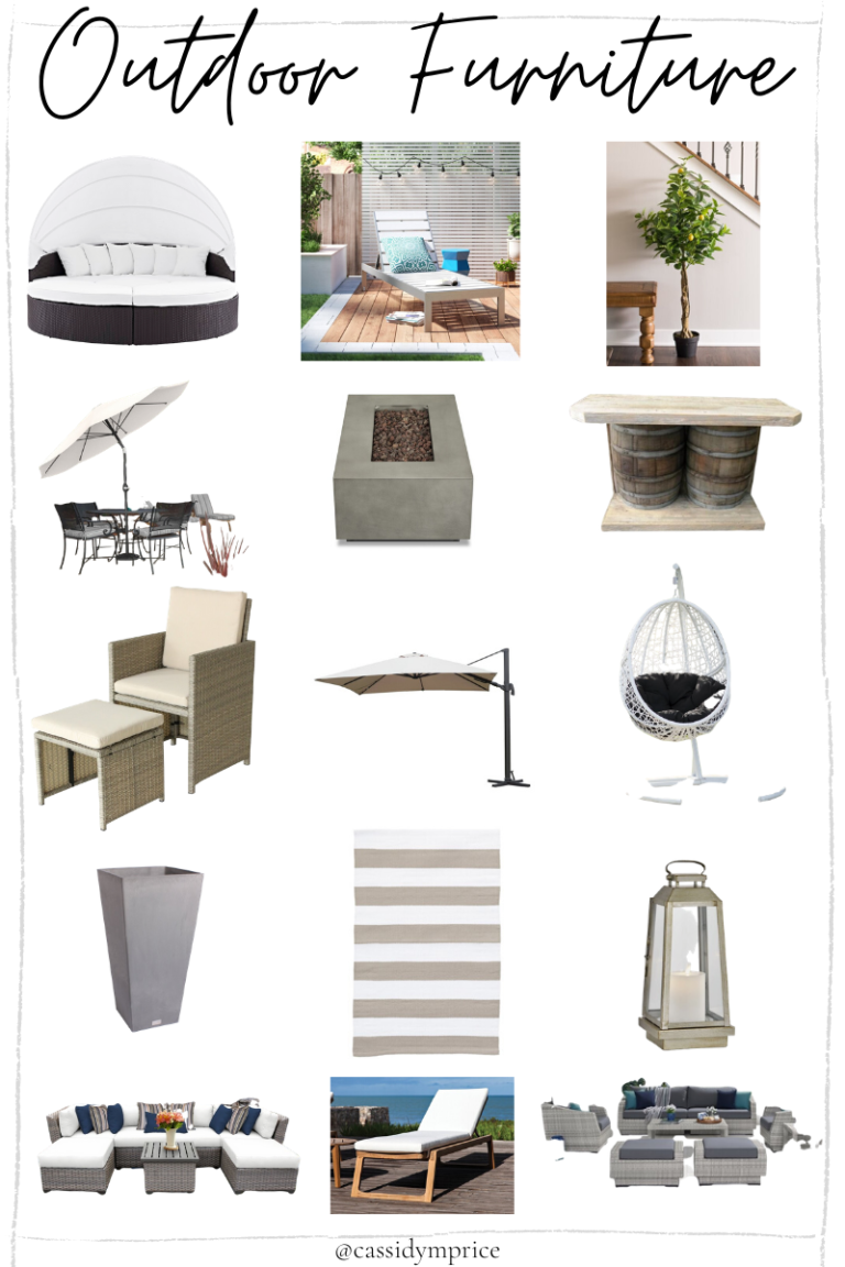 Friday Finds || Outdoor Furniture + Memorial Day Sales