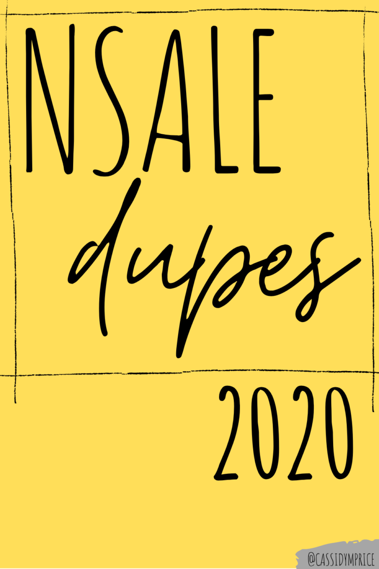 NSALE 2020 || DUPES