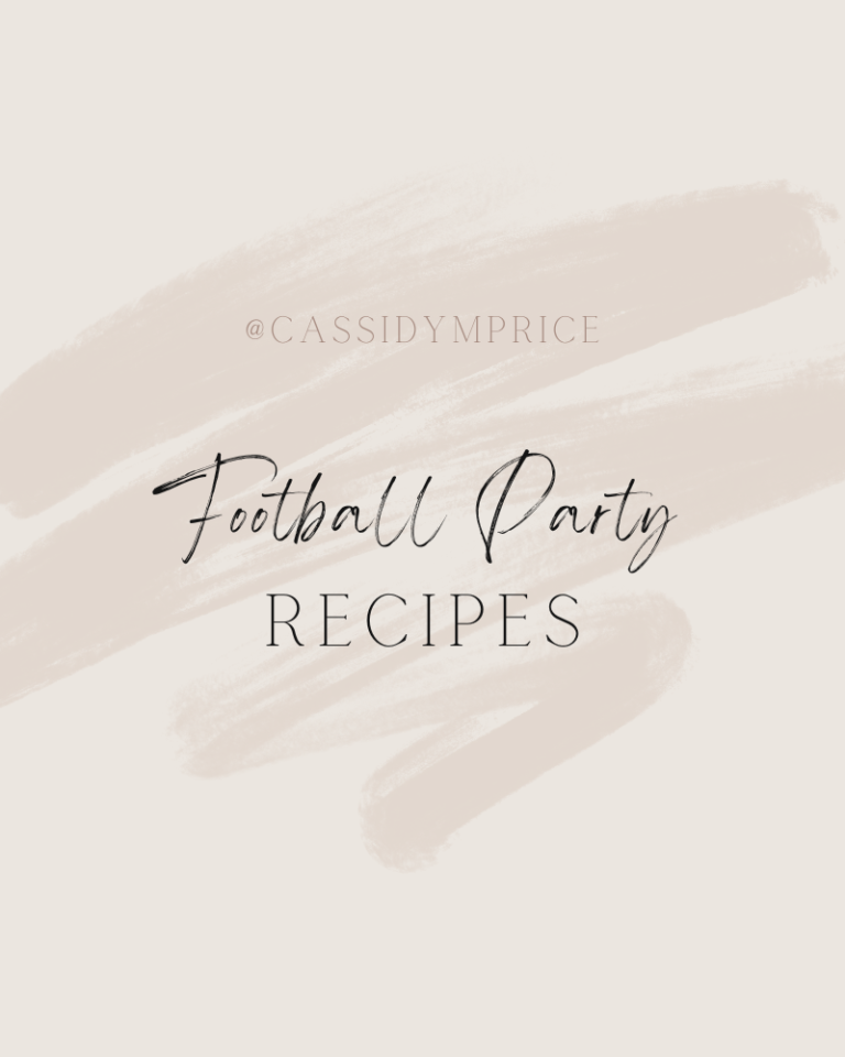 Football Party Recipes